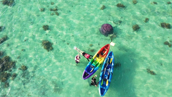  [사이판] 올레아이 비치 카약 & 스노클링 - 선셋 죠스 BBQ (Joe’s BBQ) 디너 & 별빛투어 까지